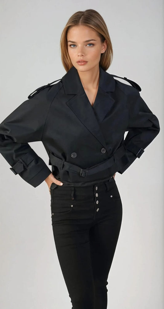 Gabardina corta