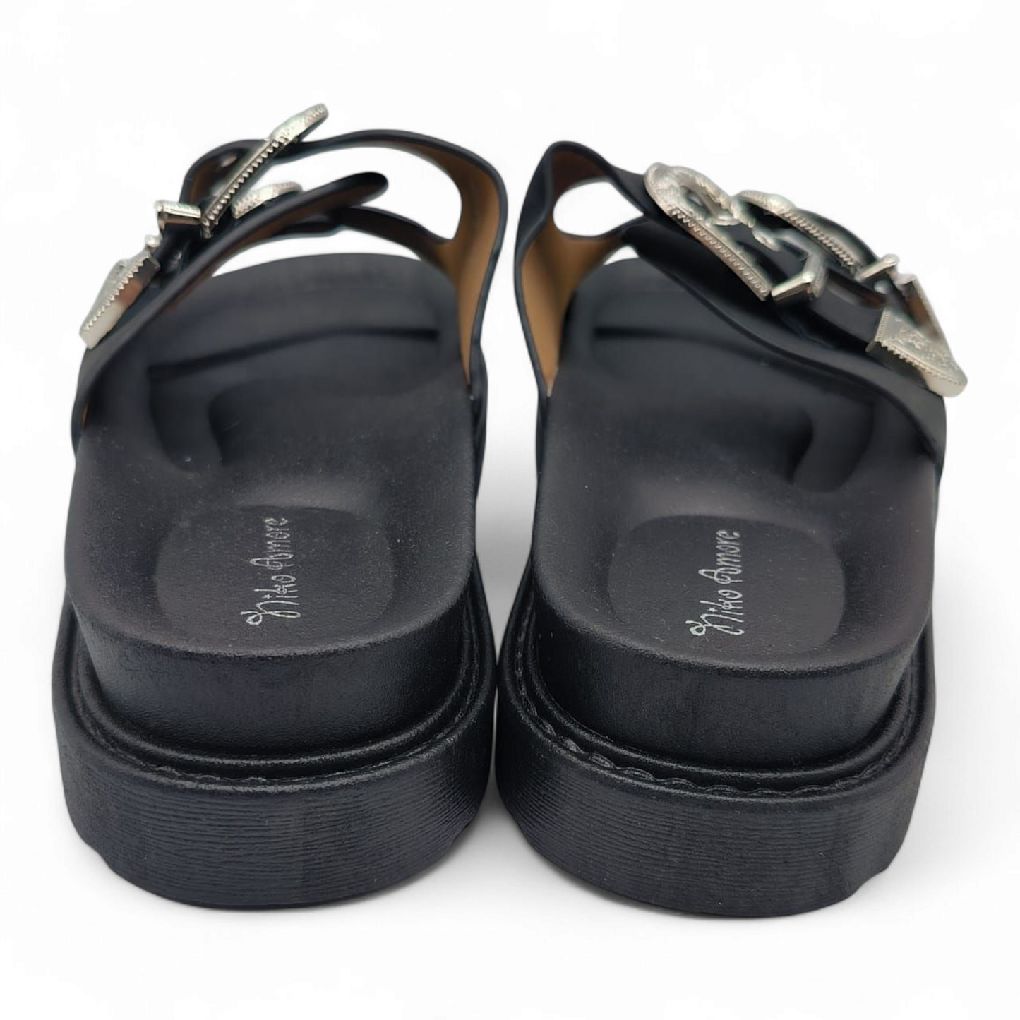 Sandalias Buckle Black