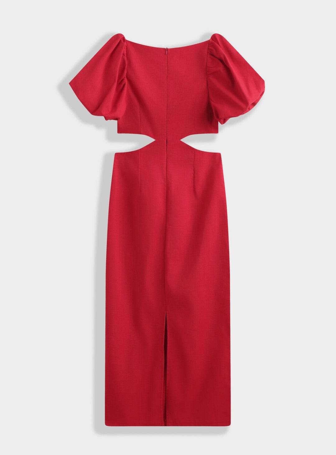 Vestido midi en Rojo