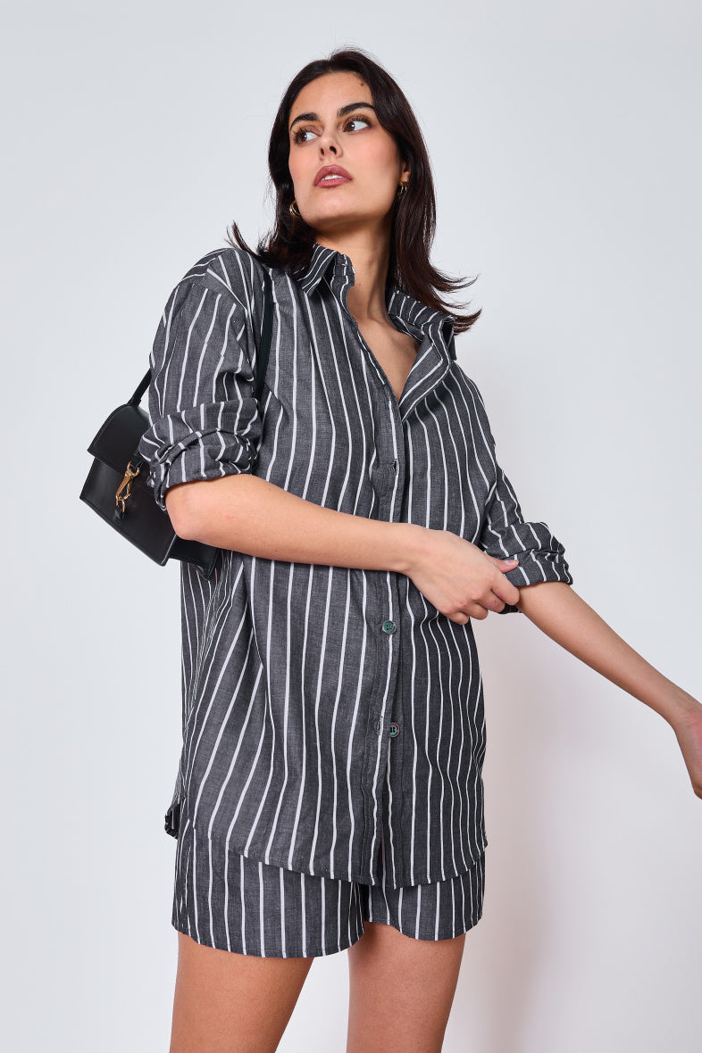 Conjunto Stripes Black