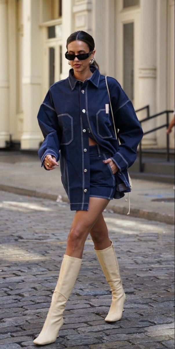 Conjunto Denim Oversize