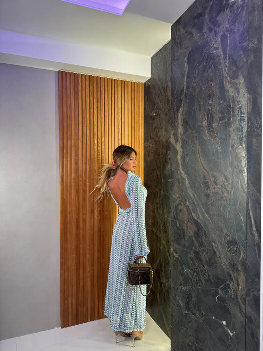 Vestido efecto Crochet