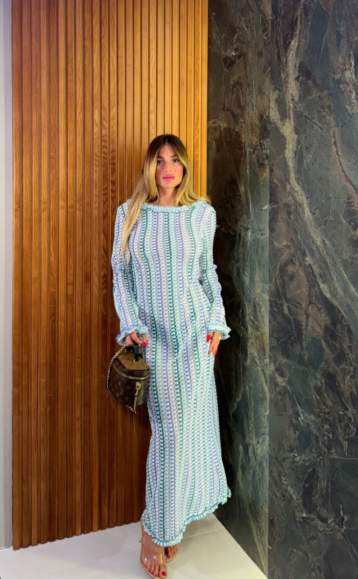 Vestido efecto Crochet