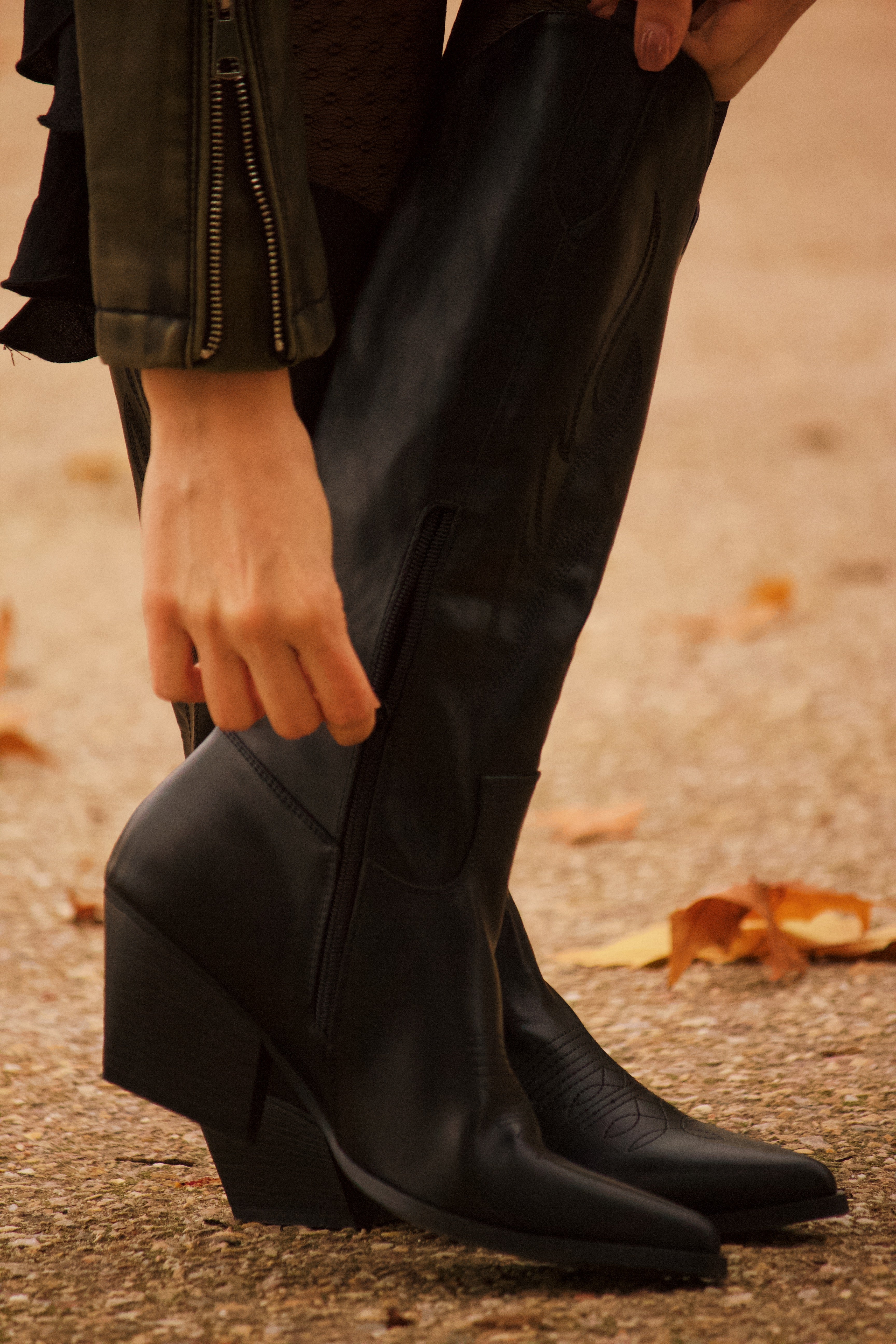 Botas Cowboy Negras