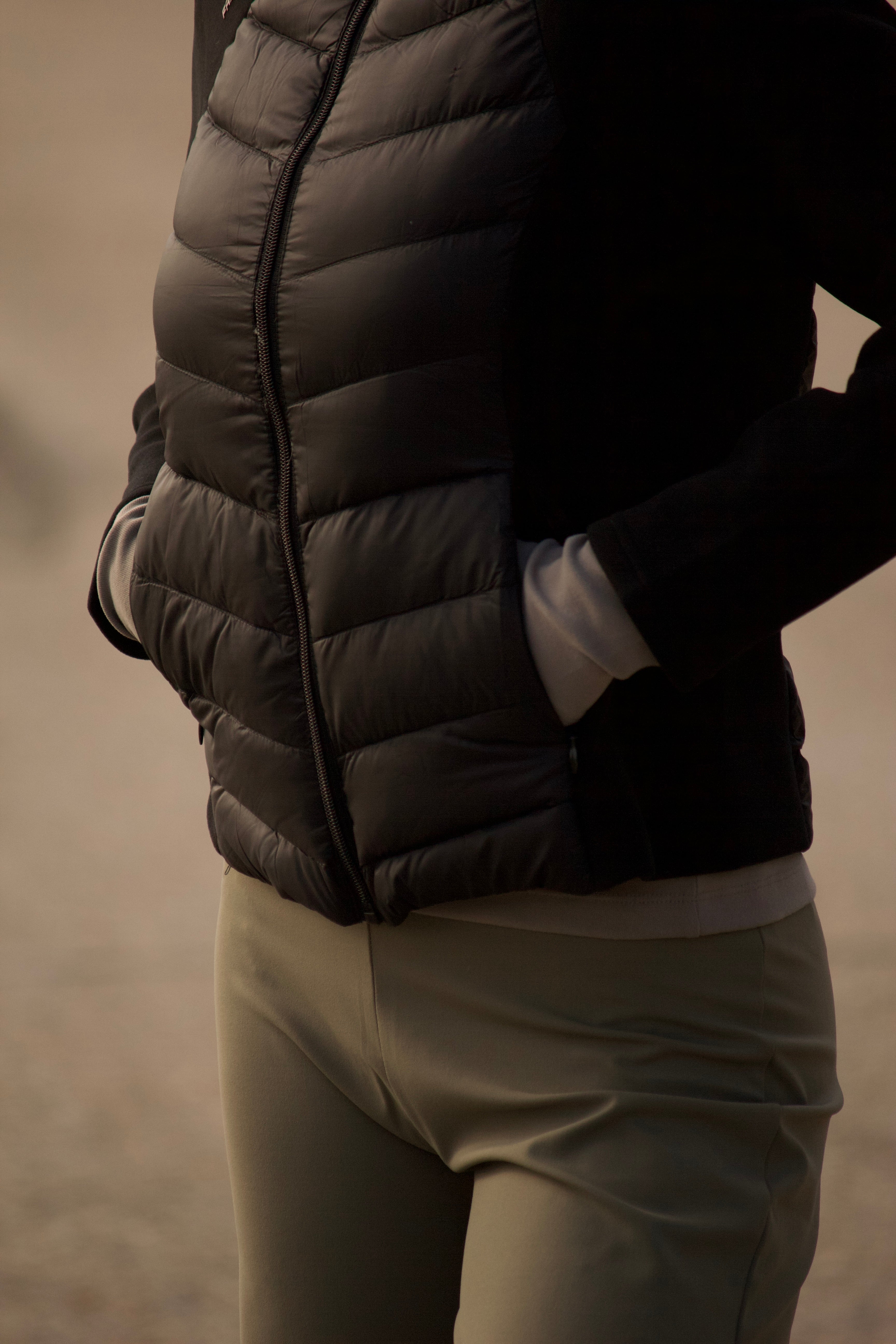 Chaqueta acolchada softshell