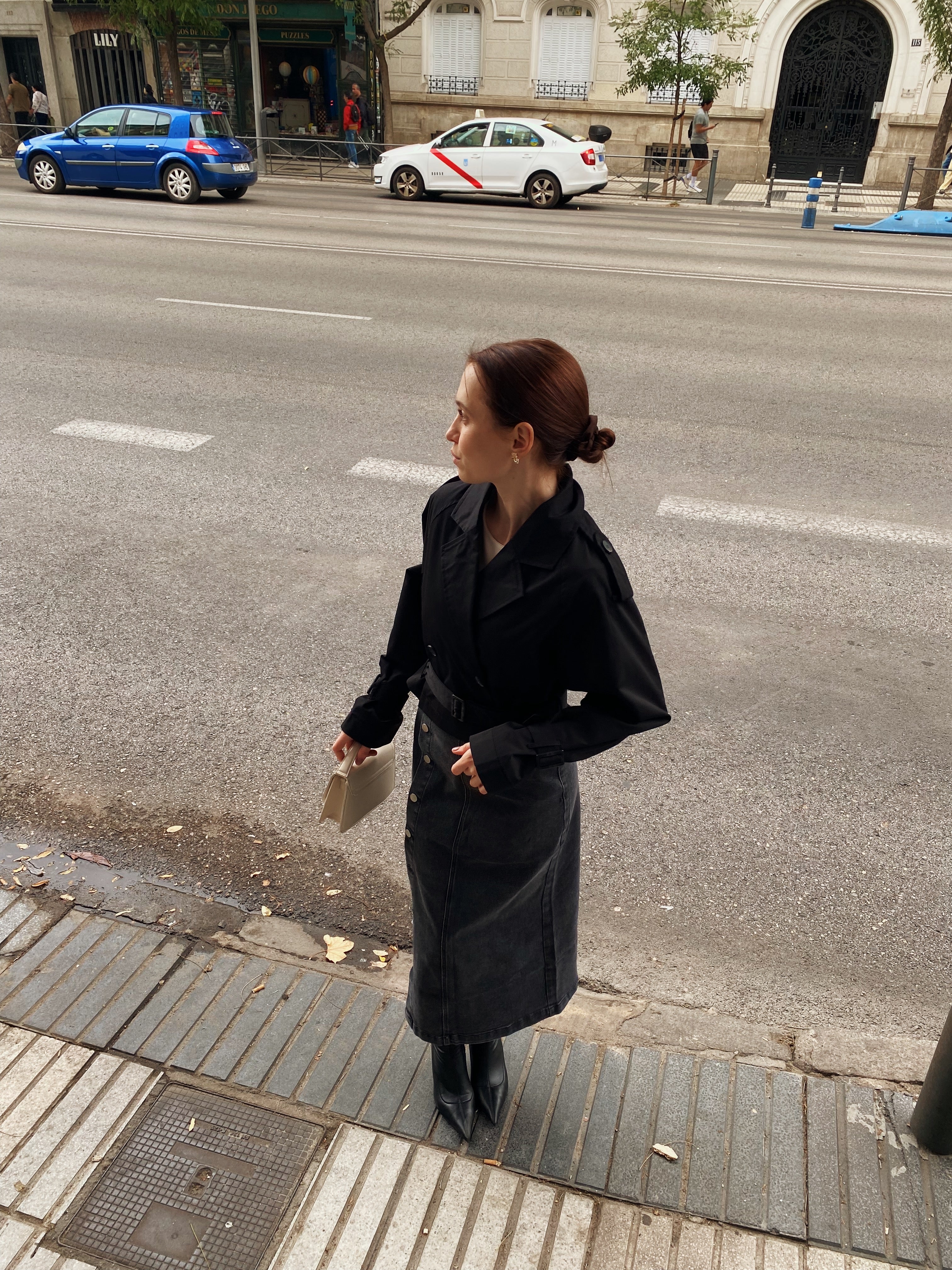Gabardina corta