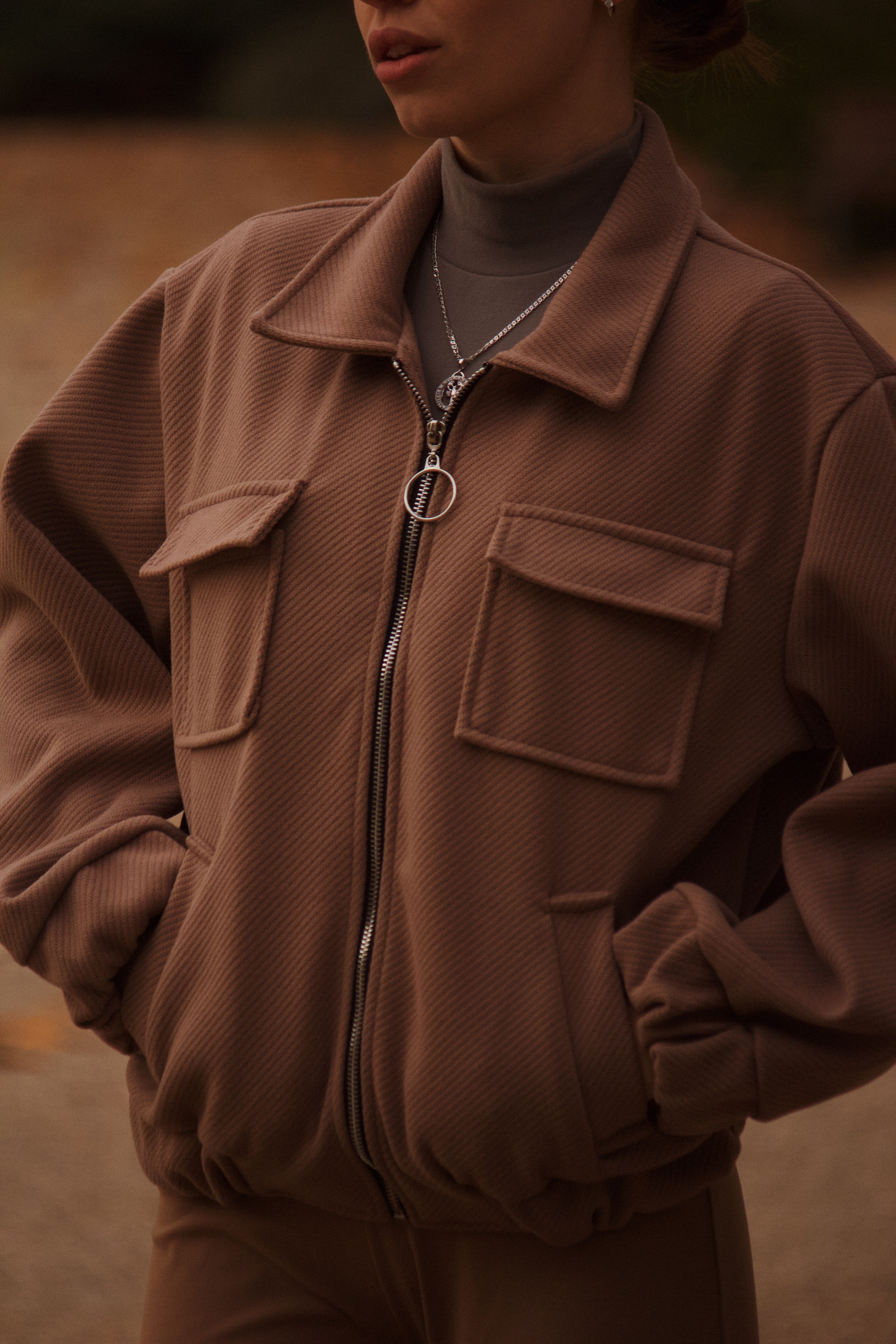 Chaqueta Camel