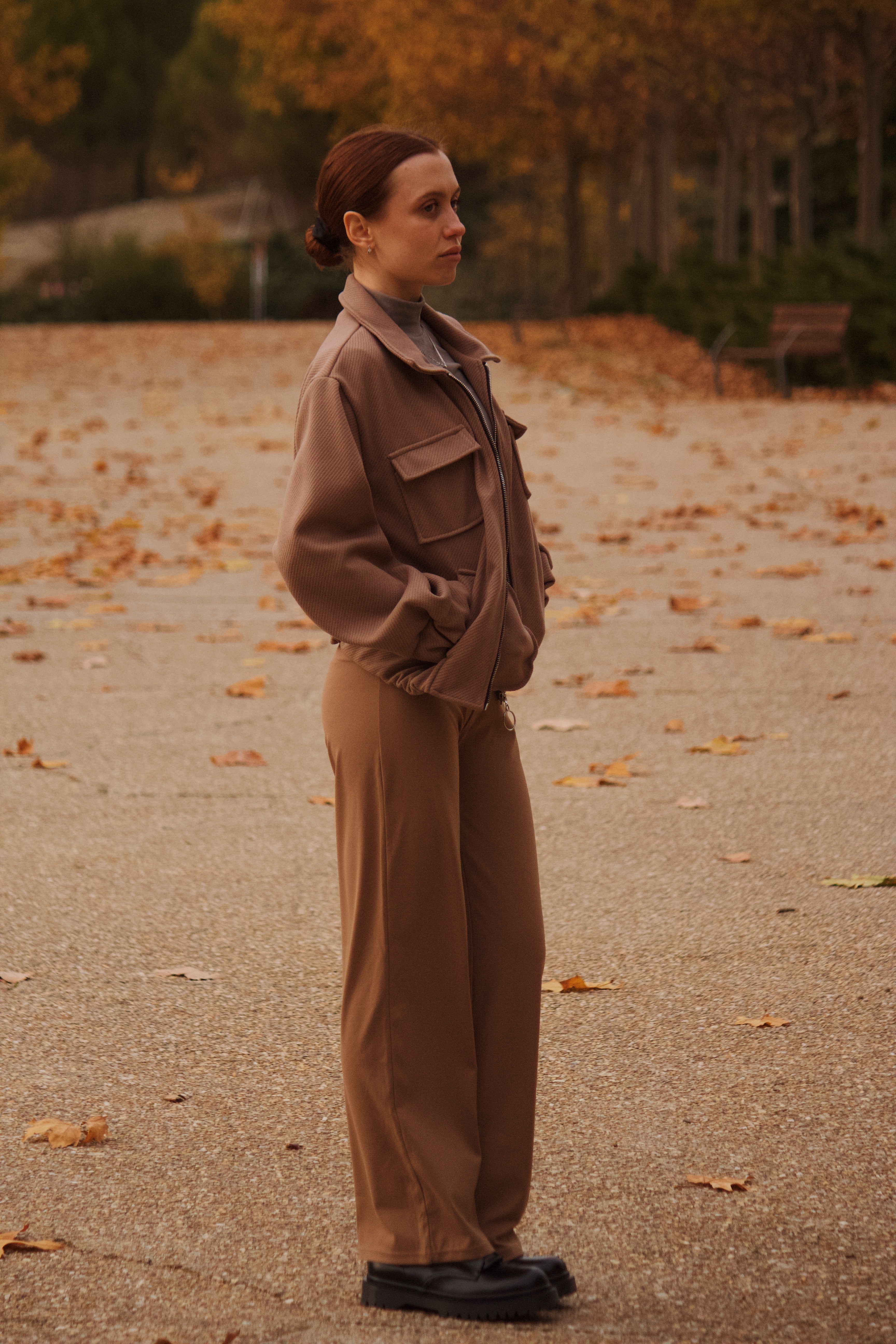Chaqueta Camel