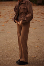 Chaqueta Camel
