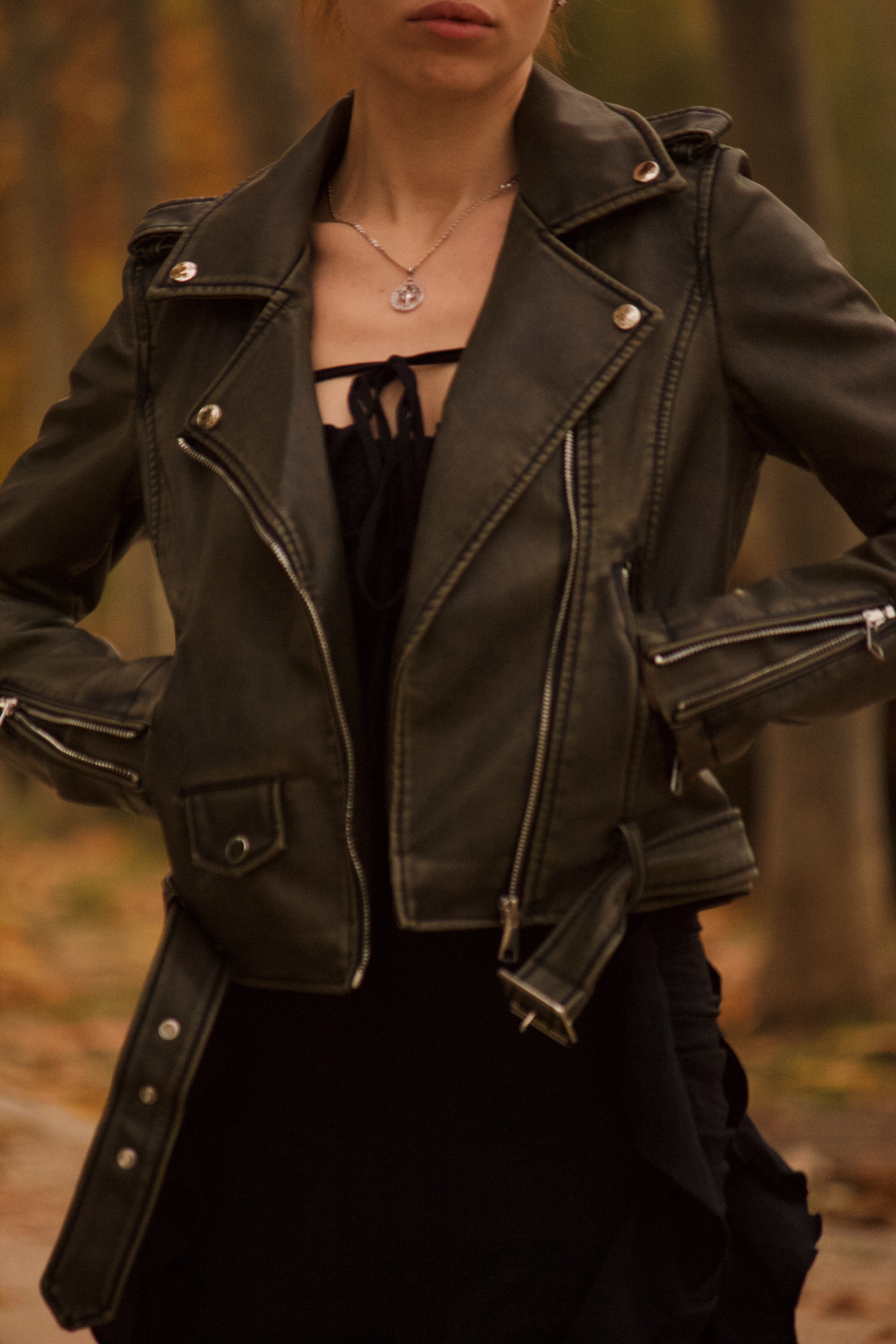 Cazadora Biker