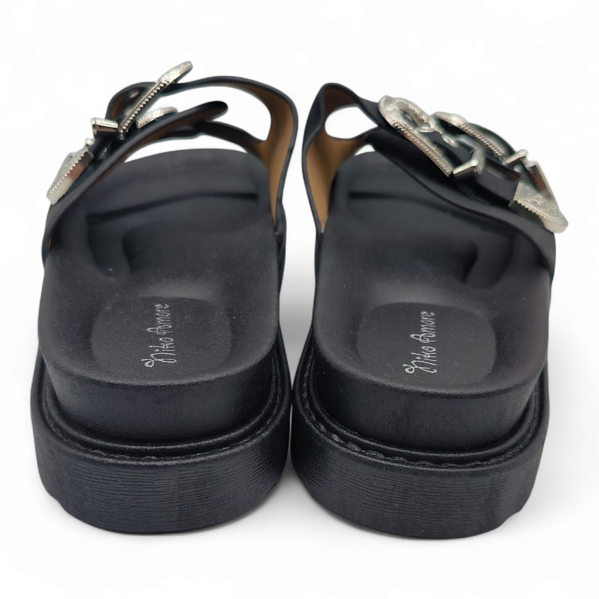 Sandalias Buckle Black
