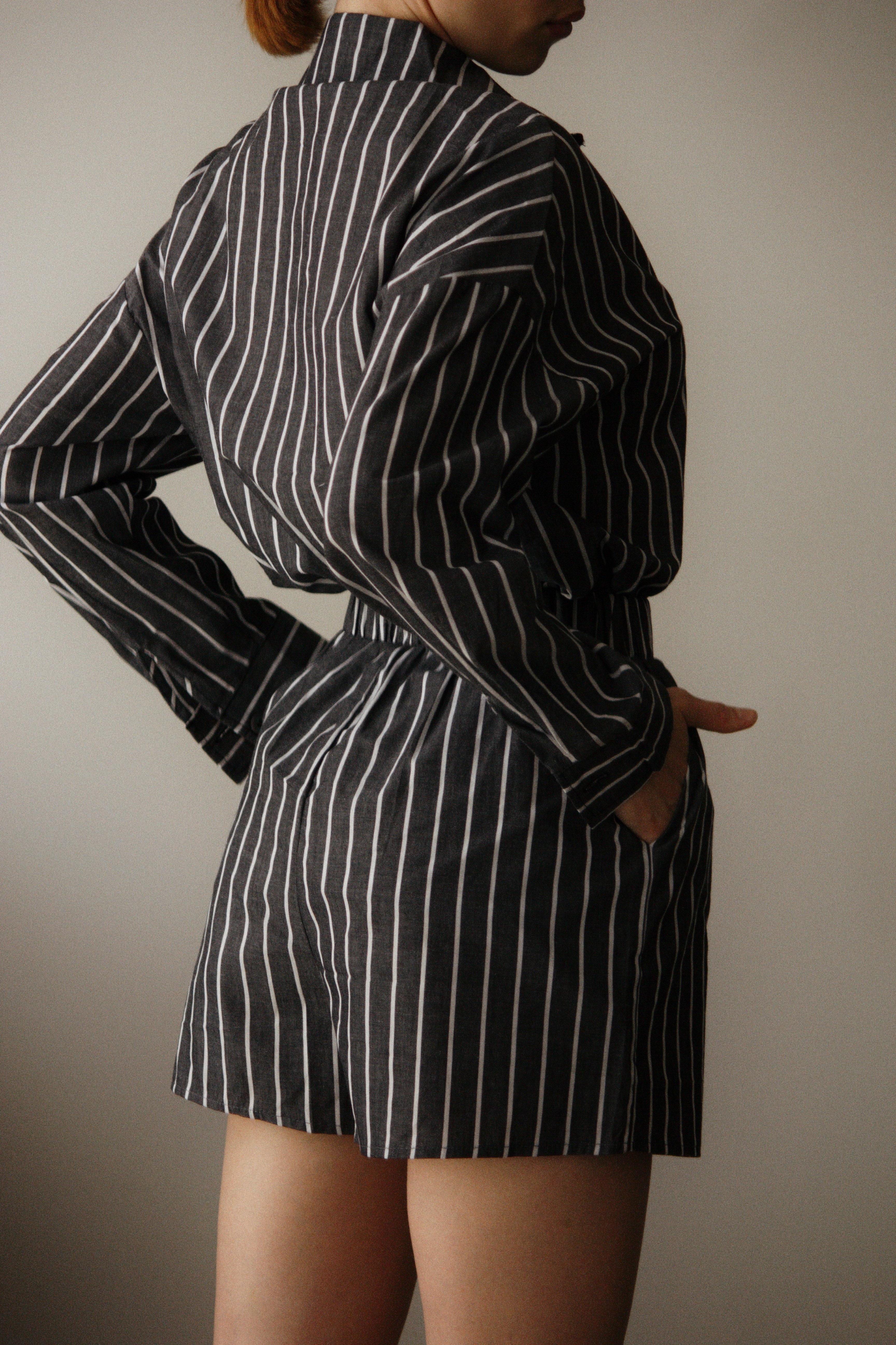 Conjunto Stripes Black