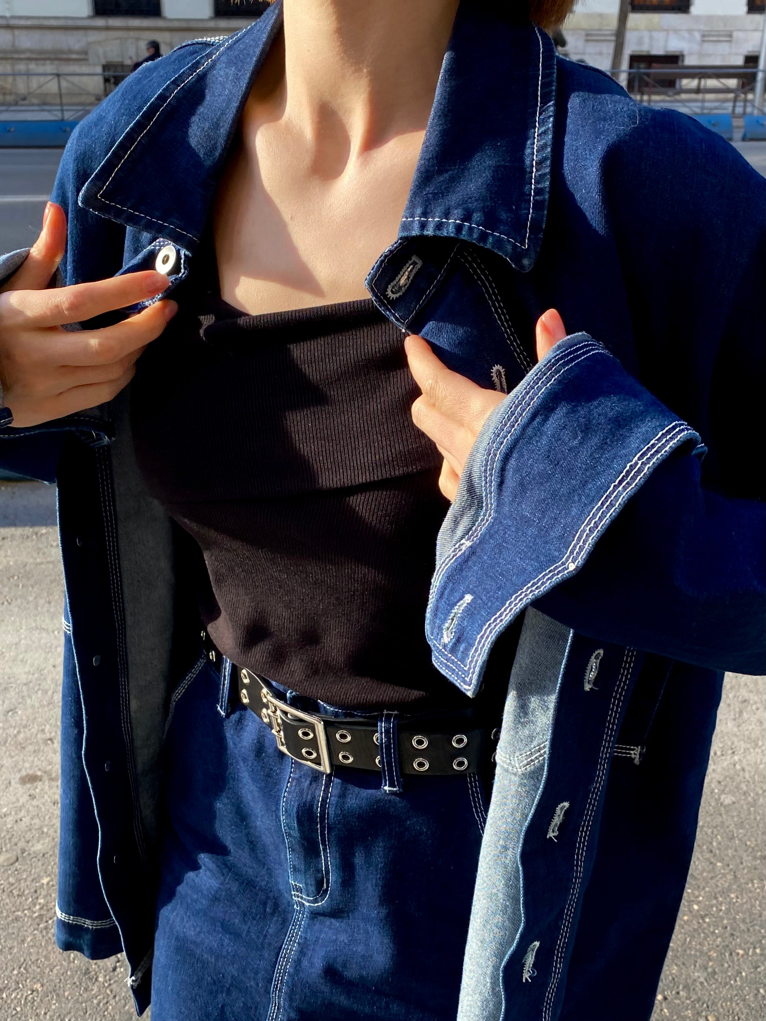 Conjunto Denim Oversize
