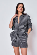 Conjunto Stripes Black